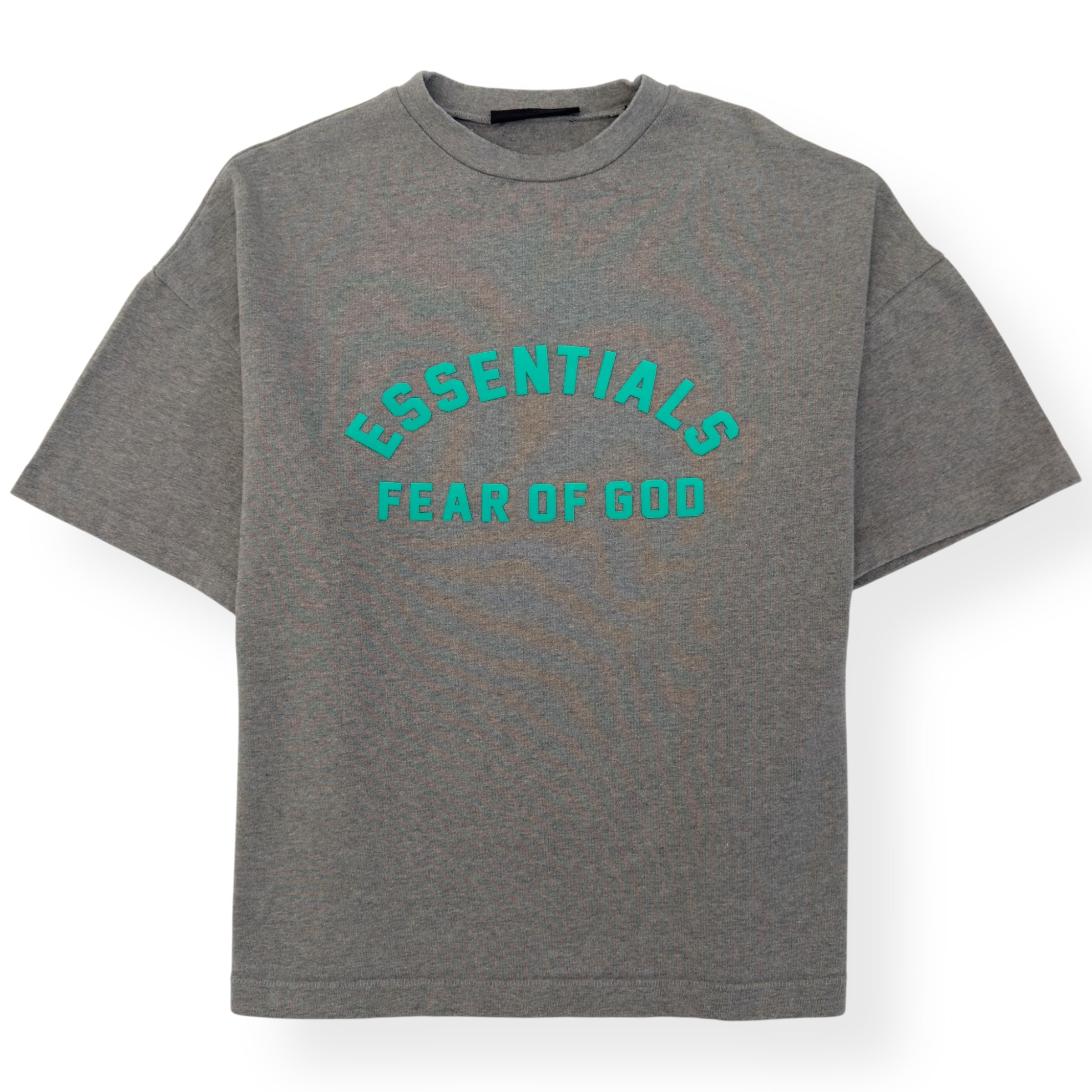 FEAR OF GOD ESSENTIALS OVERSIZED CREWNECK T-SHIRT GREY / BLUE S