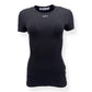 OFF-WHITE LOGO PRINT STRETCH-COTTON T-SHIRT BLACK XS