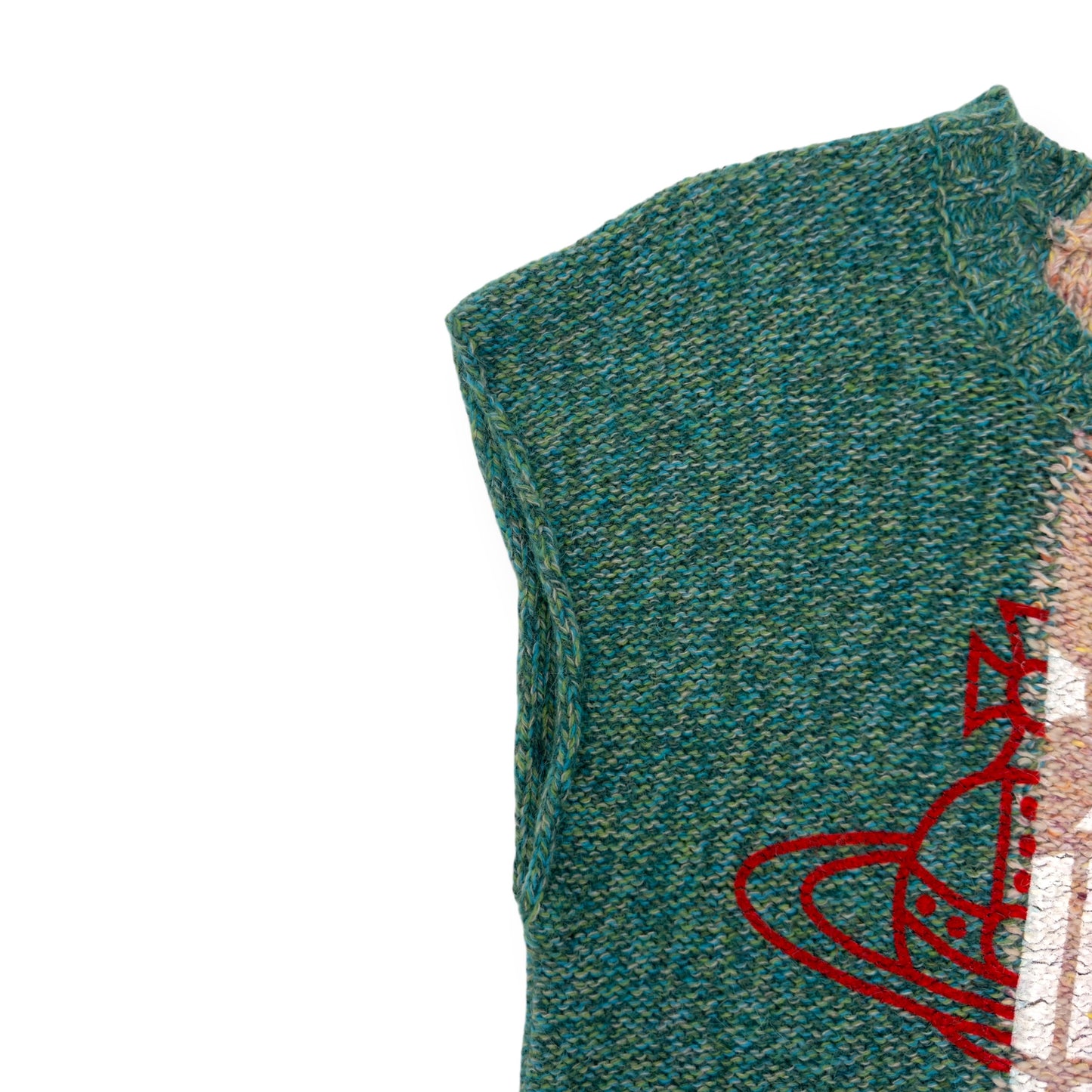 VIVIENNE WESTWOOD HALF & HALF VEST MULTICOLOURED M / L