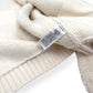 CASABLANCA CHECKED BOUCLÉ WOOL-BLEND ZIP UP JACKET CREAM M