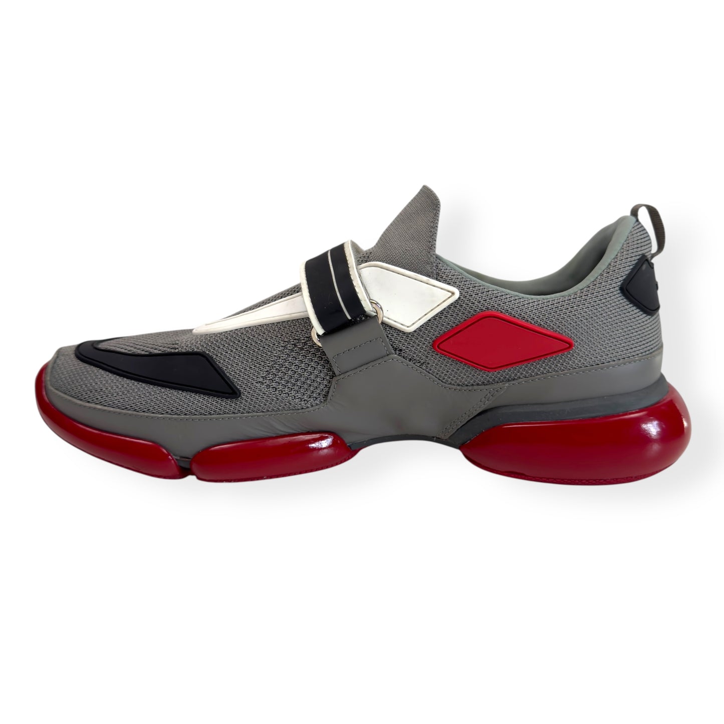 PRADA CLOUDBUST SNEAKER GREY / RED UK9
