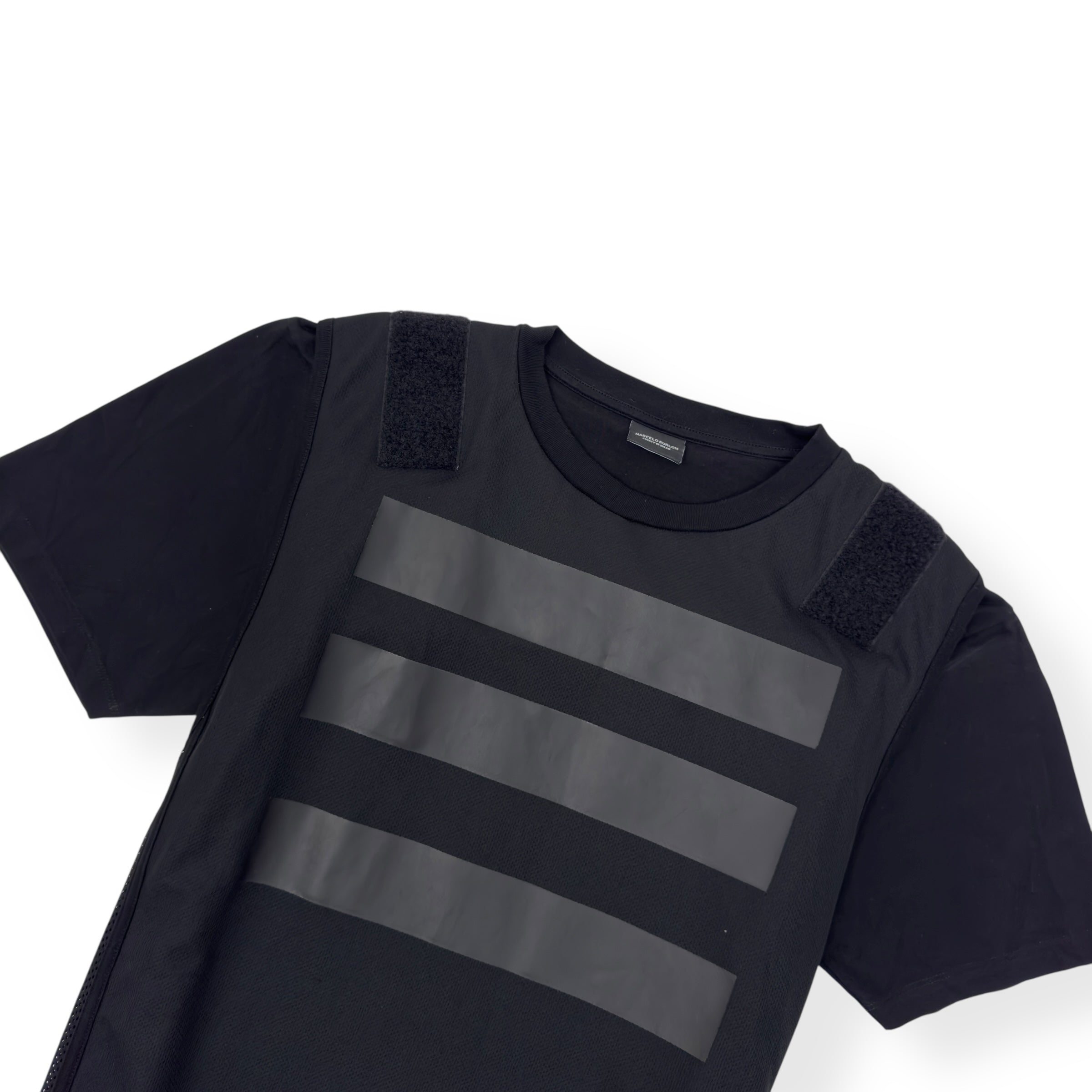 MARCELO BURLON COUNTY OF MILAN DOUBLE T-SHIRT BLACK M