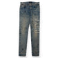 AMIRI MILITARY STENCIL LOGO SKINNY DENIM JEANS W34”