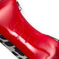 CHRISTIAN LOUBOUTIN PONY HAIR ANIMAL PRINT PUMPS BLACK / WHITE / RED 36 / UK3