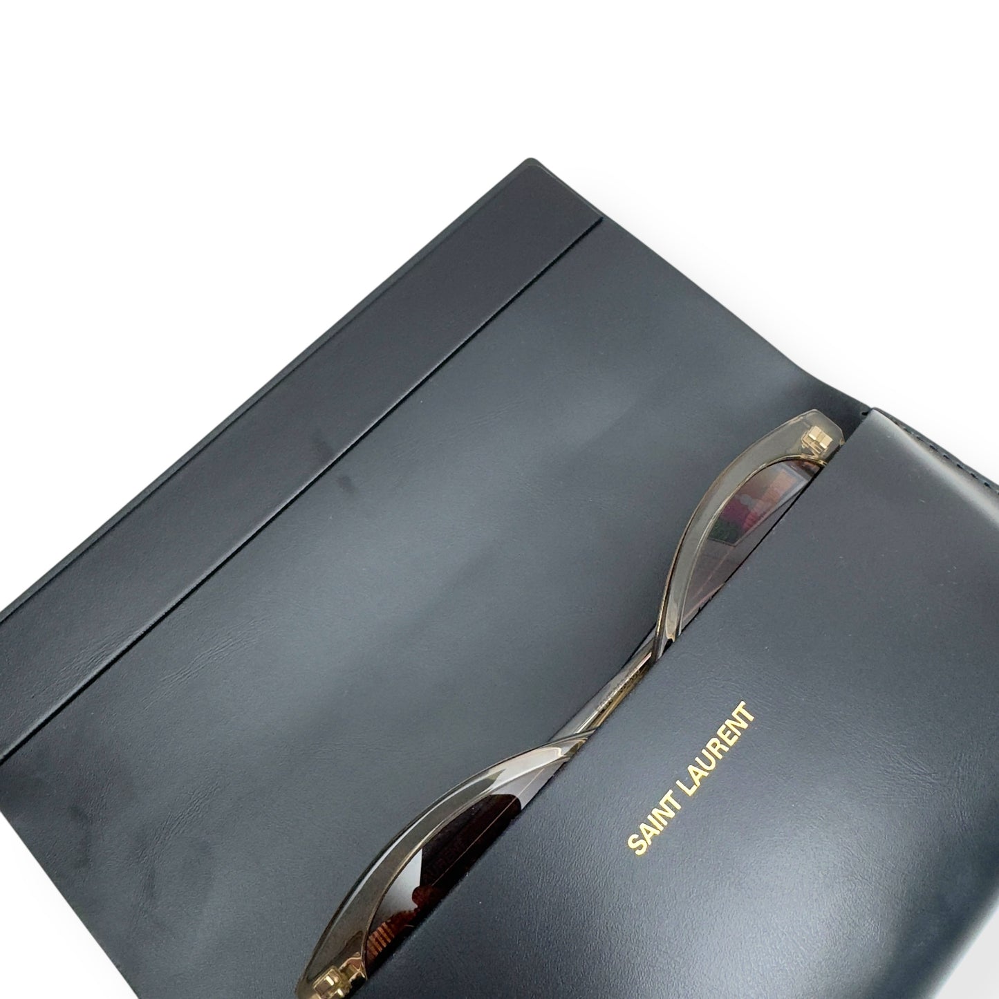 SAINT LAURENT SL456 CLASSIC SUNGLASSES TRANSPARENT / YELLOW