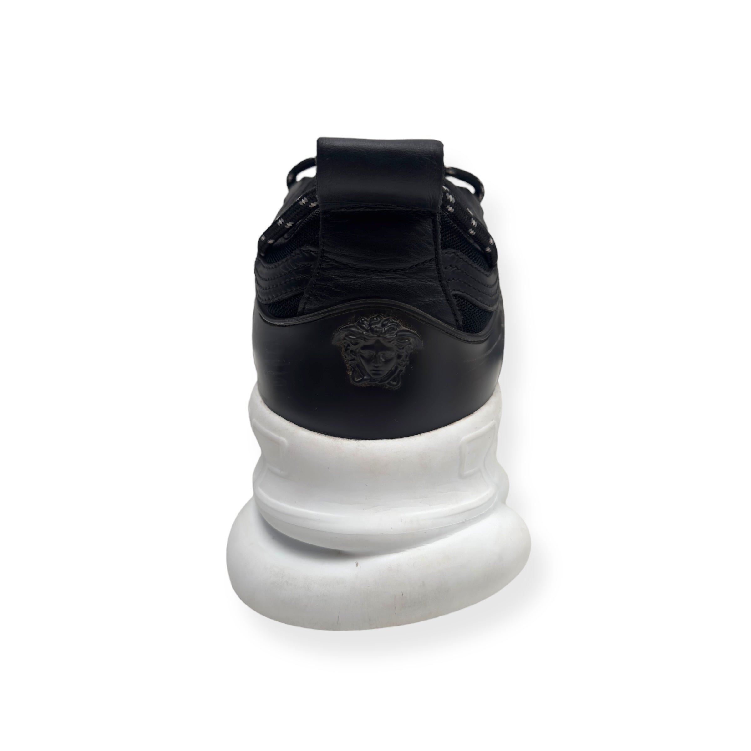 VERSACE CHAIN REACTION SNEAKER BLACK / WHITE 42 / UK8