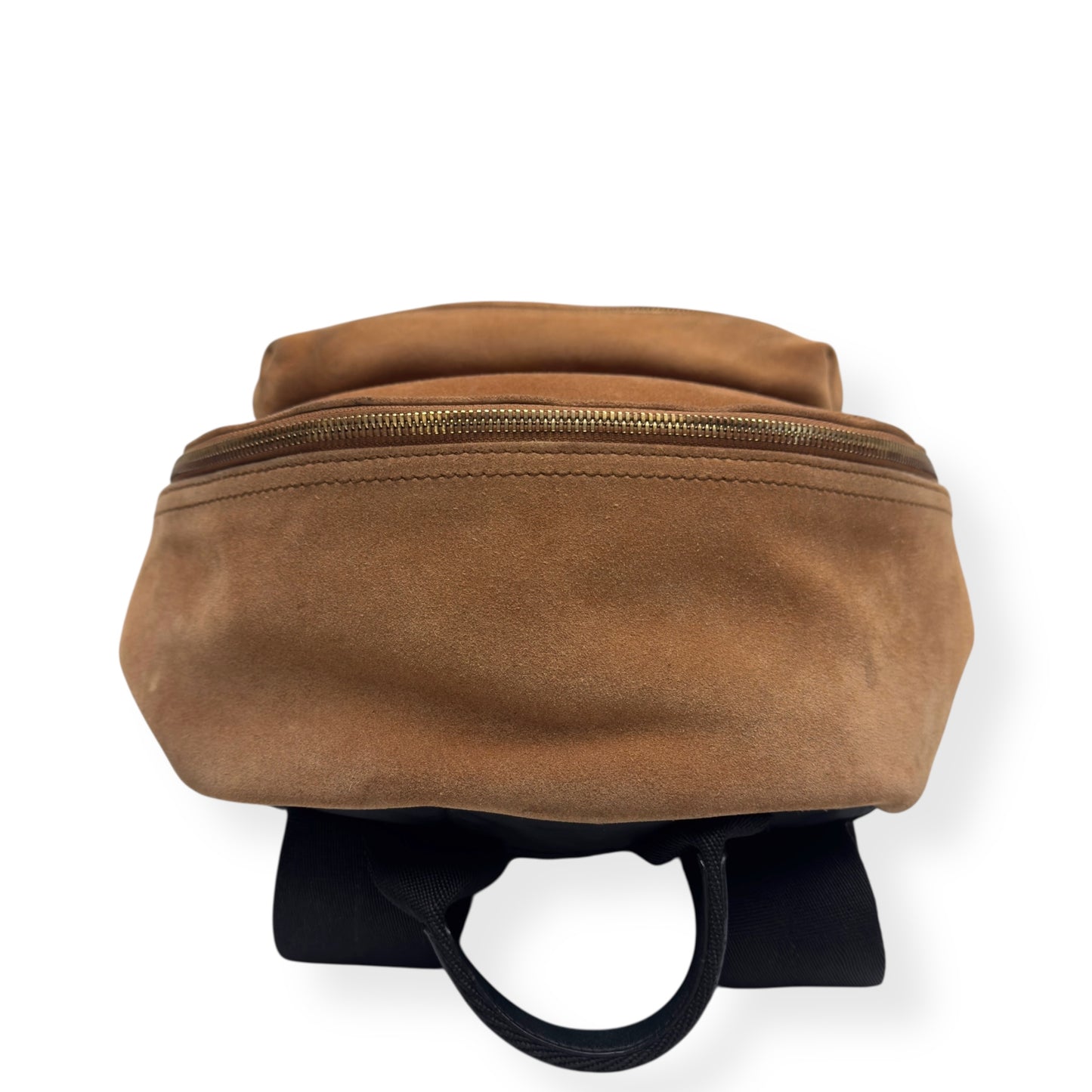 DOLCE & GABBANA SUEDE BACKPACK TAN / BLACK M