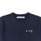 OFF-WHITE LOGO EMBROIDERED T-SHIRT BLACK M