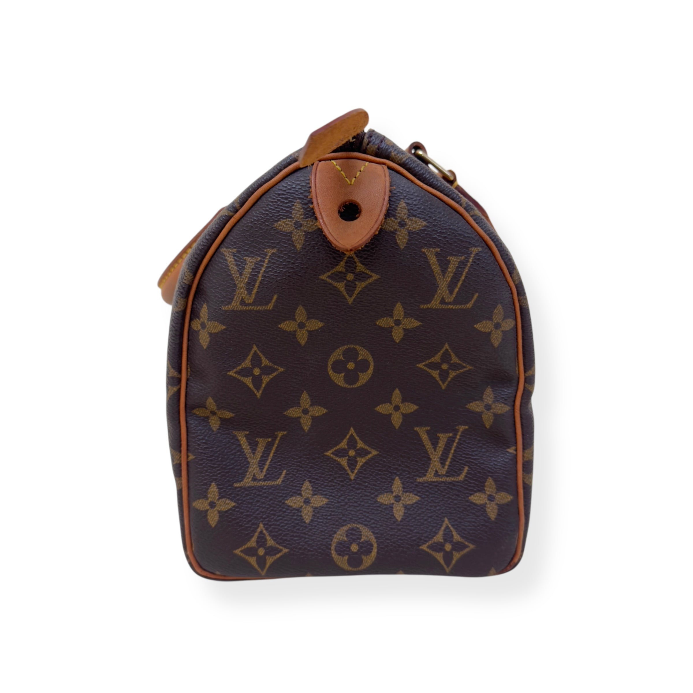 LOUIS VUITTON MONOGRAM SPEEDY 25 BAG BROWN