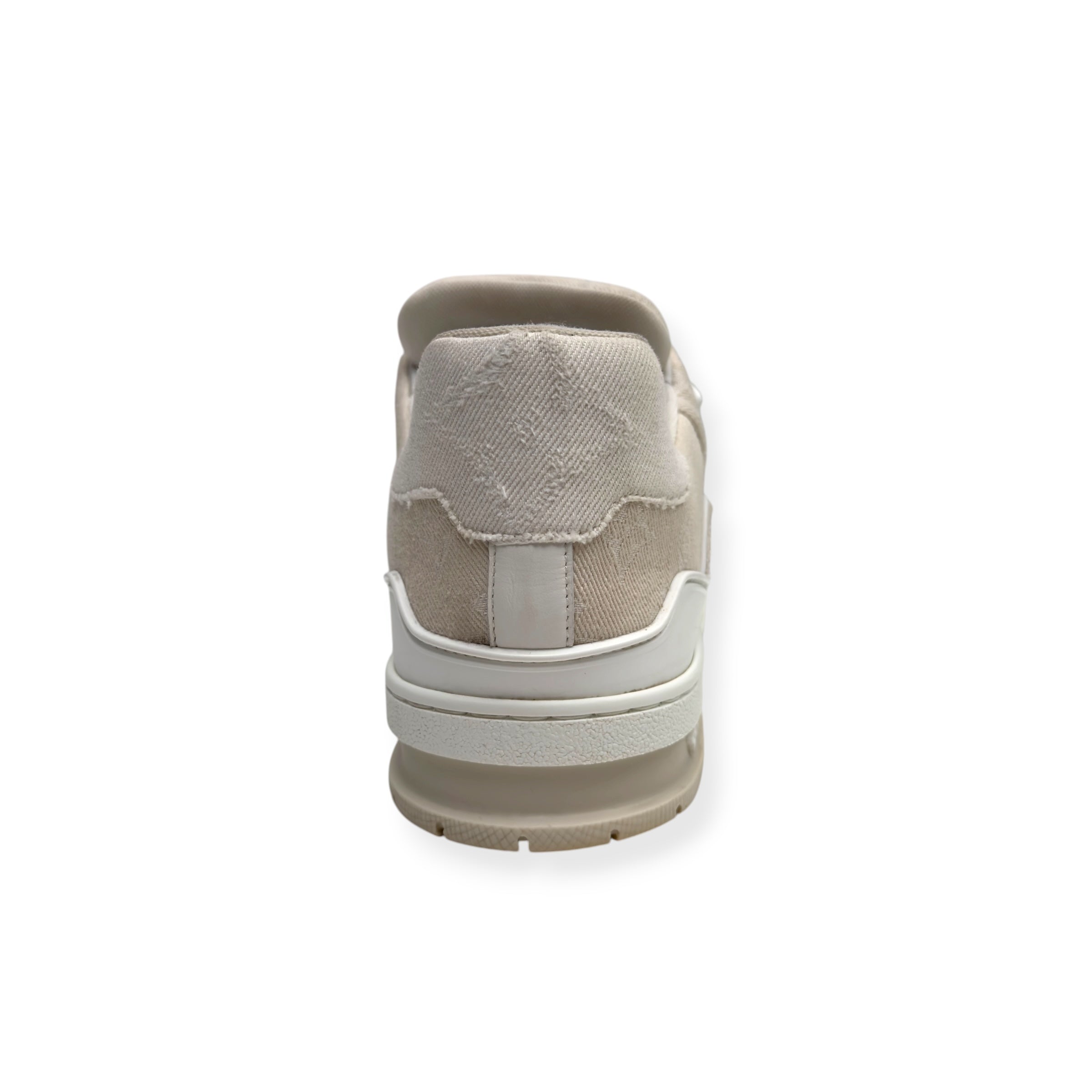 LOUIS VUITTON LV TRAINER BEIGE / WHITE UK10