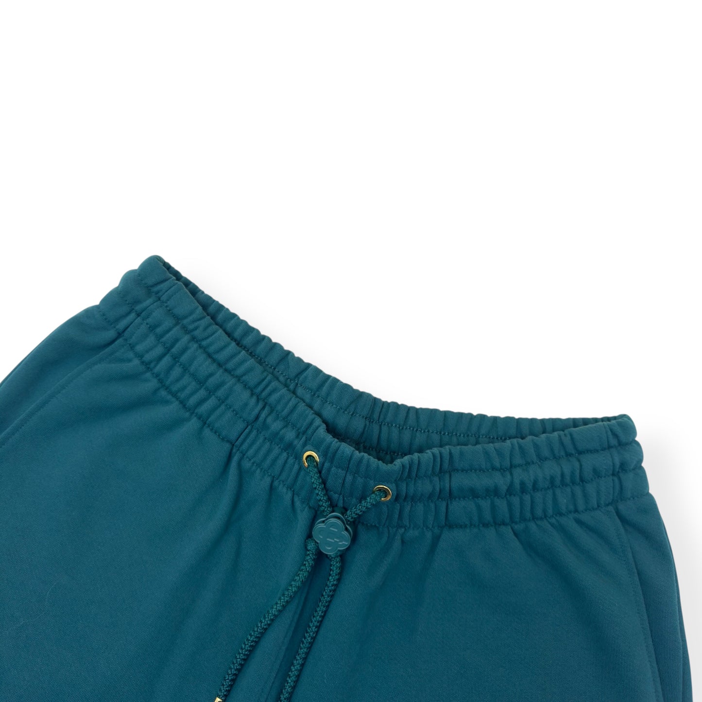 CASABLANCA GOTHIC-STACKED LOGO SWEATSHORTS GREEN XL