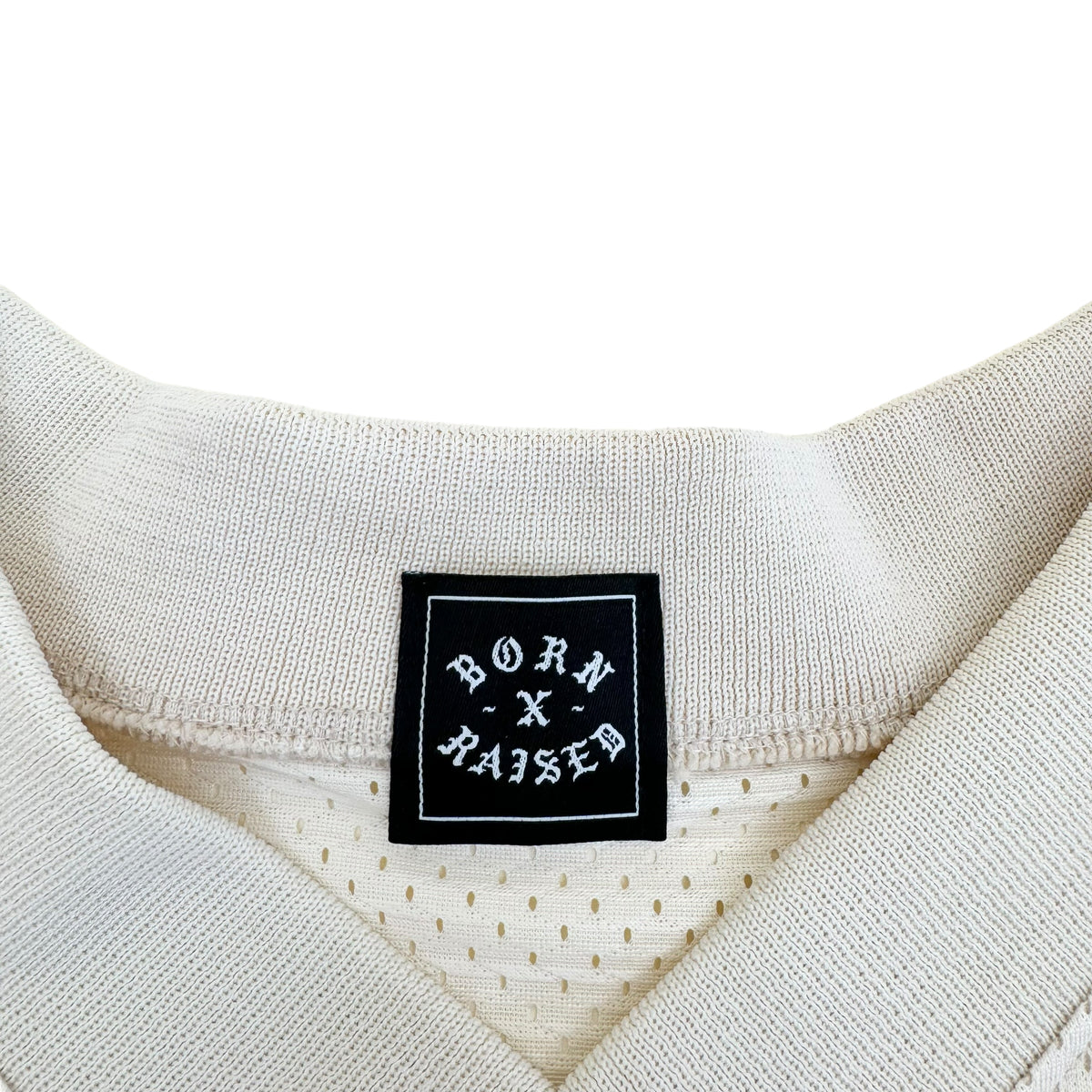 BORN X RAISED X STÜSSY C&C FOOTBALL JERSEY CREAM XXL