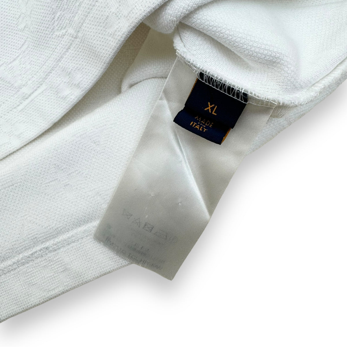 LOUIS VUITTON MONOGRAM 3D POCKET T-SHIRT WHITE XL