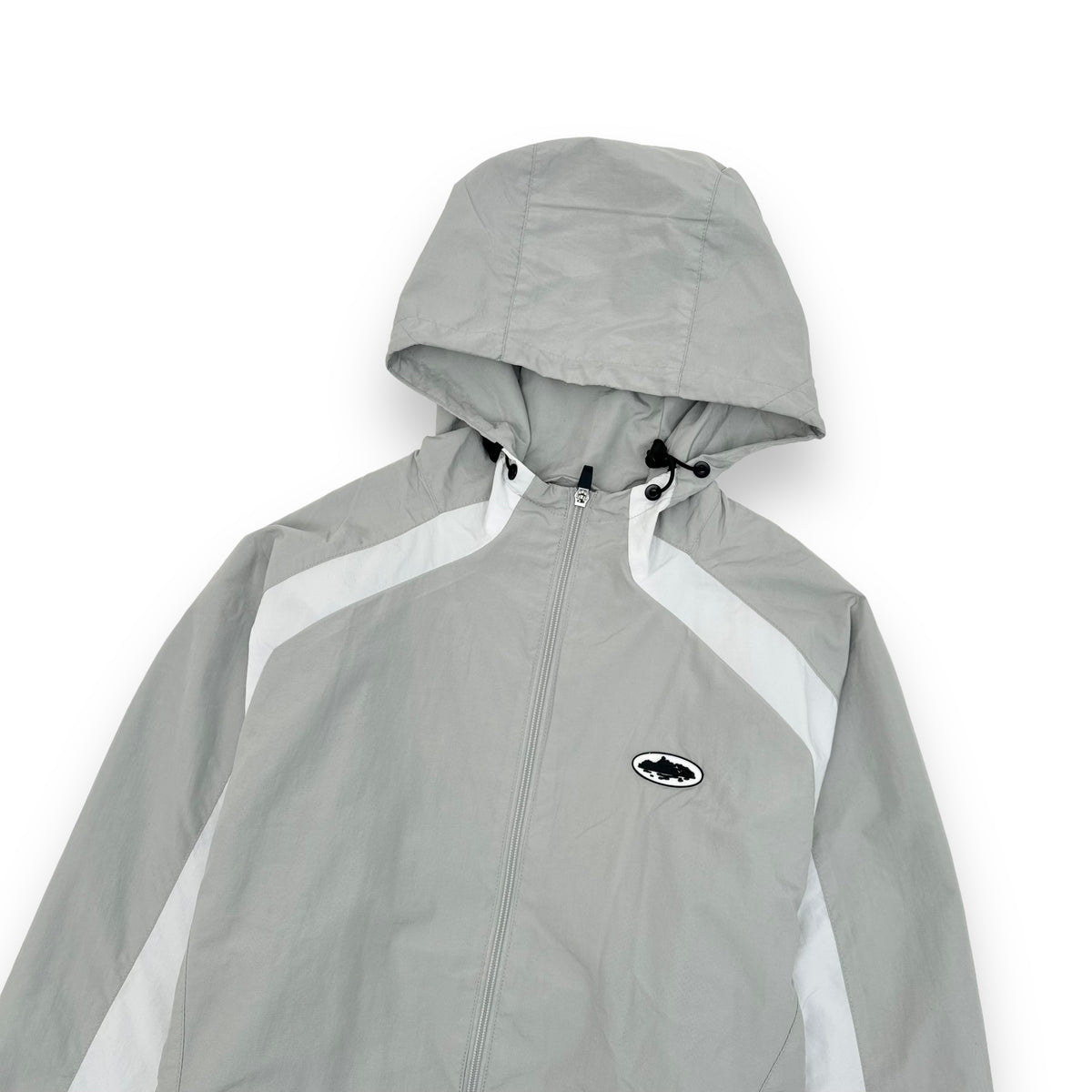 CORTEIZ WINDBREAKER JACKET GREY / WHITE L