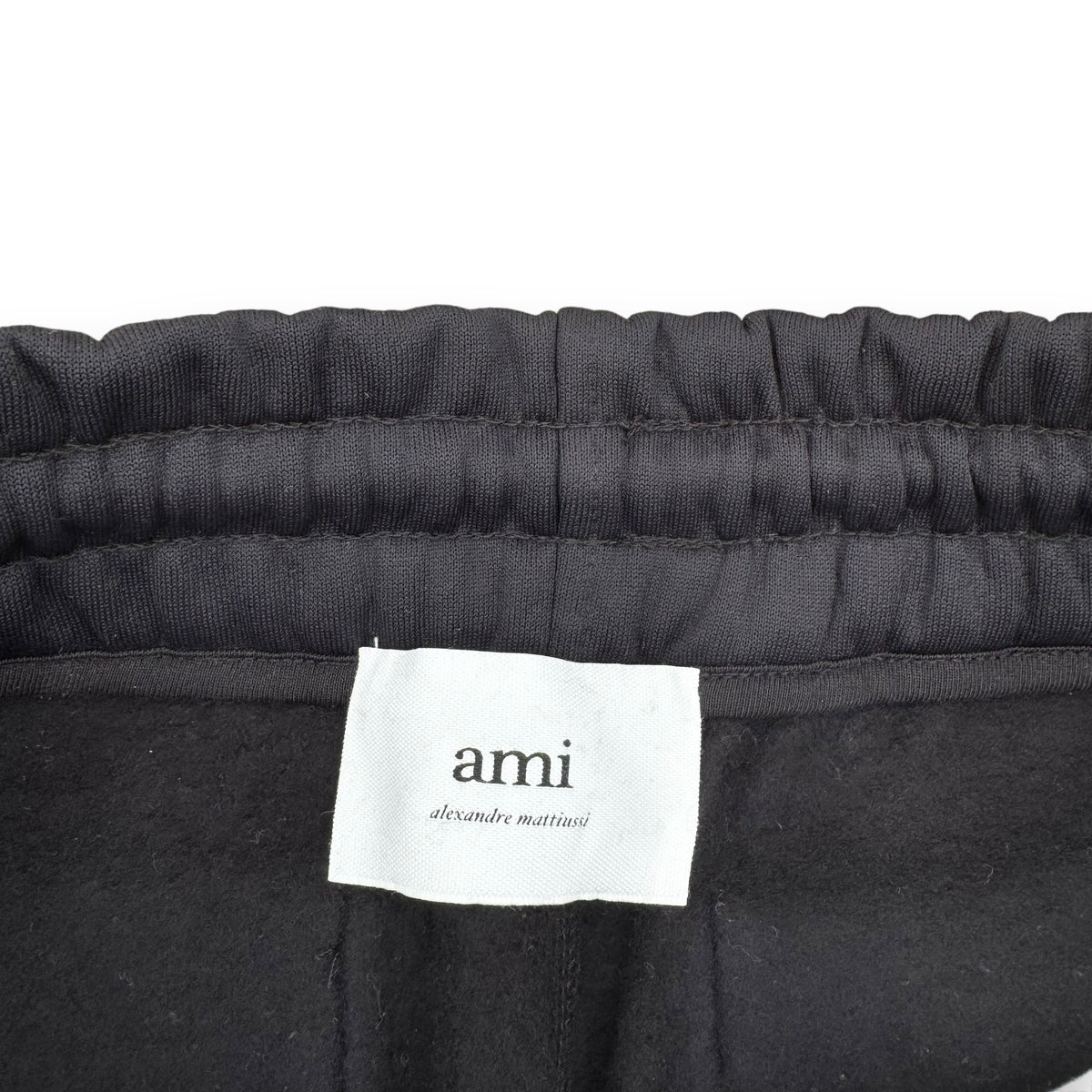 AMI PARIS VARISTY PATCH TRACK PANTS BLACK S