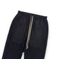 RICK OWENS TECUATL SS20 WOOL CROPPED TRACK PANTS BLACK M