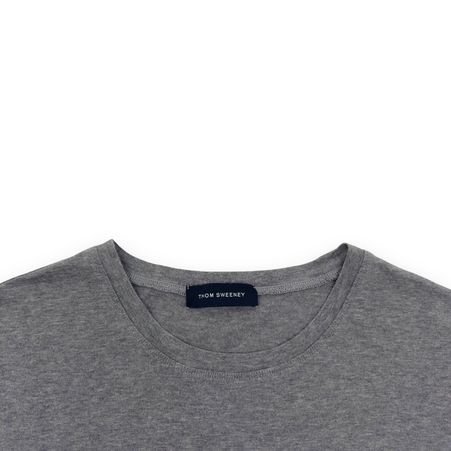 THOM SWEENEY COTTON POCKET T-SHIRT GREY M