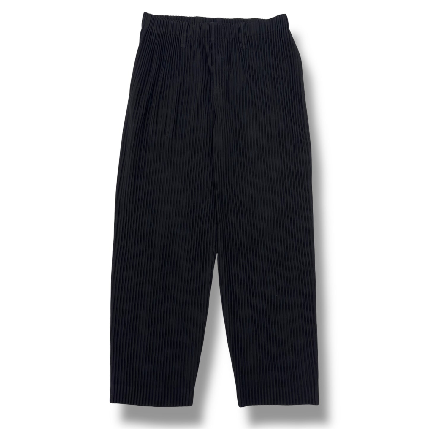 ISSEY MIYAKE HOMME PLISSÉ PLEATED TROUSERS BLACK 3 / M