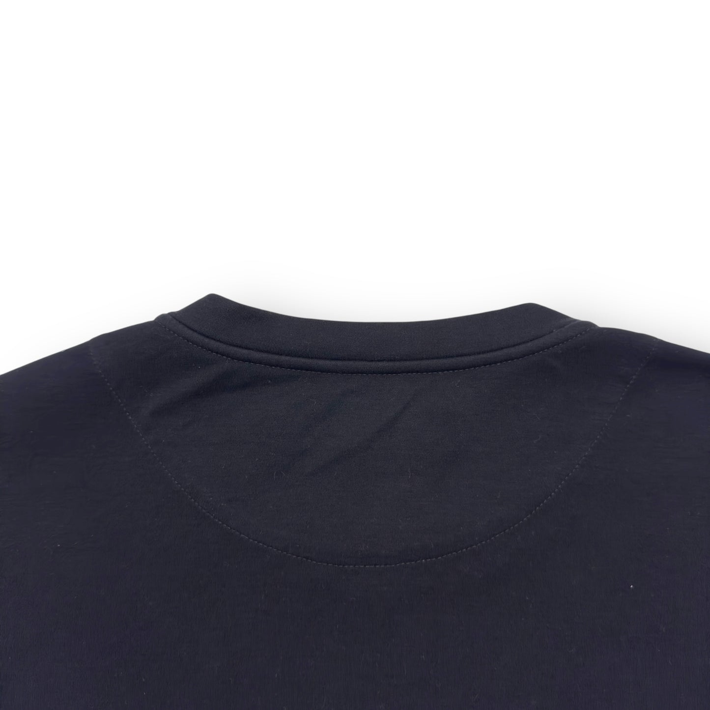 LOUIS VUITTON PIQUE COTTON T-SHIRT BLACK L