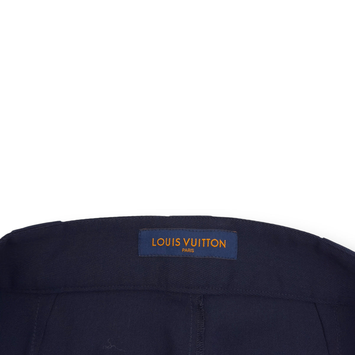 LOUIS VUITTON WOOL CARGO TROUSRERS NAVY M