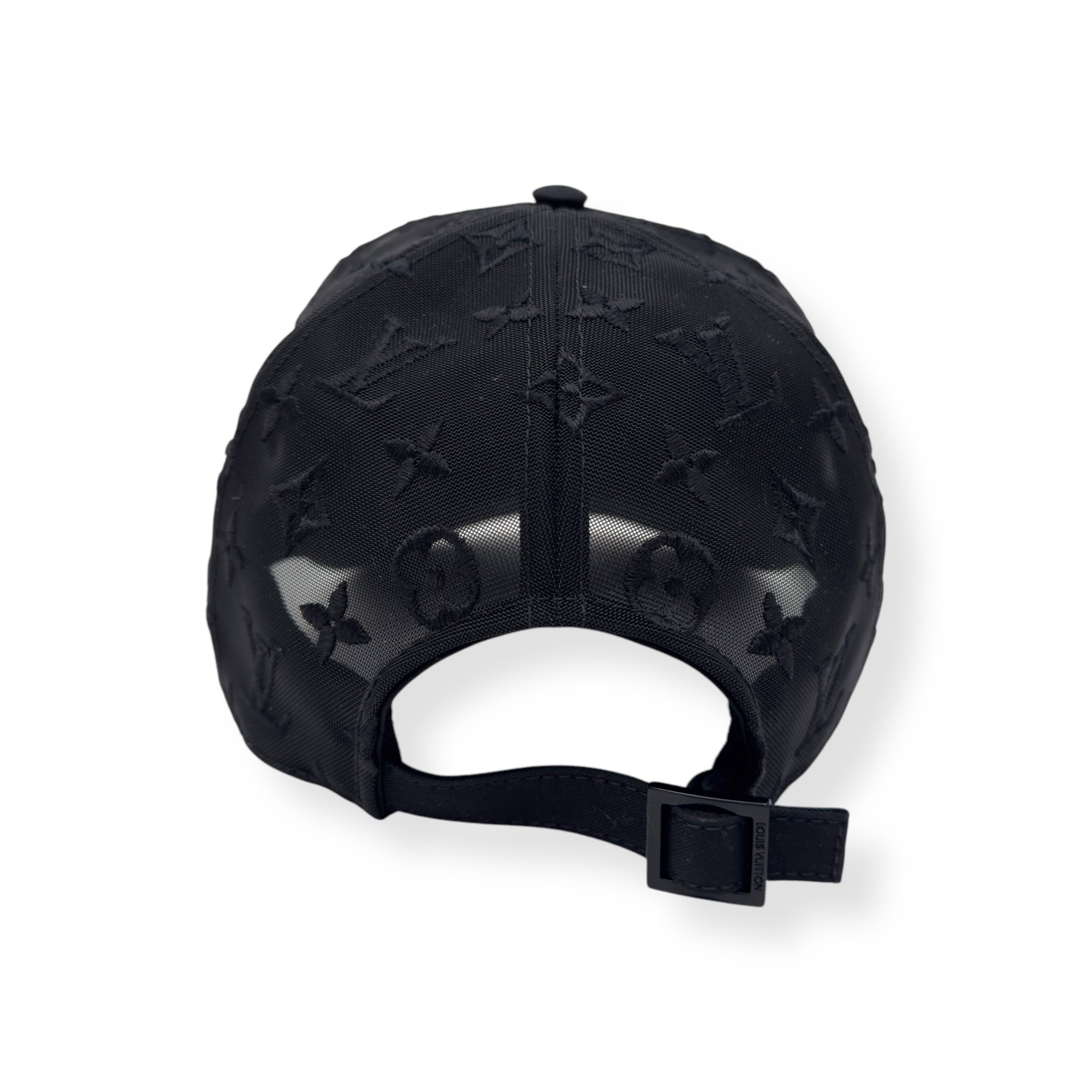LOUIS VUITTON X TYLER THE CREATOR MESH SIGNATURE CAP BLACK / WHITE