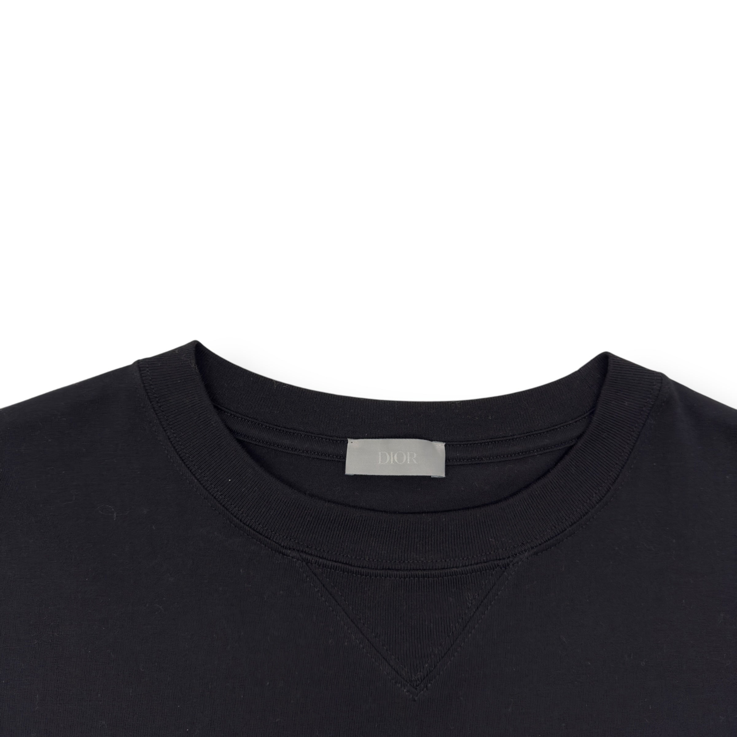 DIOR X PETER DOIG OVERSIZED BLACK / WHITE M