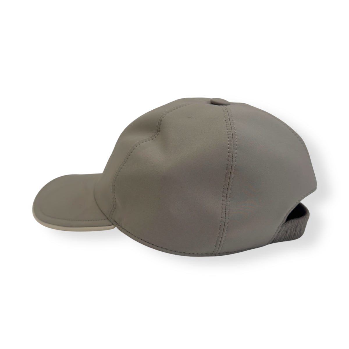 LORO PIANA MICROFIBRE BASEBALL CAP GREY M