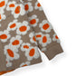 JACQUEMUS LA CHEMISE NEVE FLEURS OVERSHIRT CARDIGAN BEIGE / ORANGE M