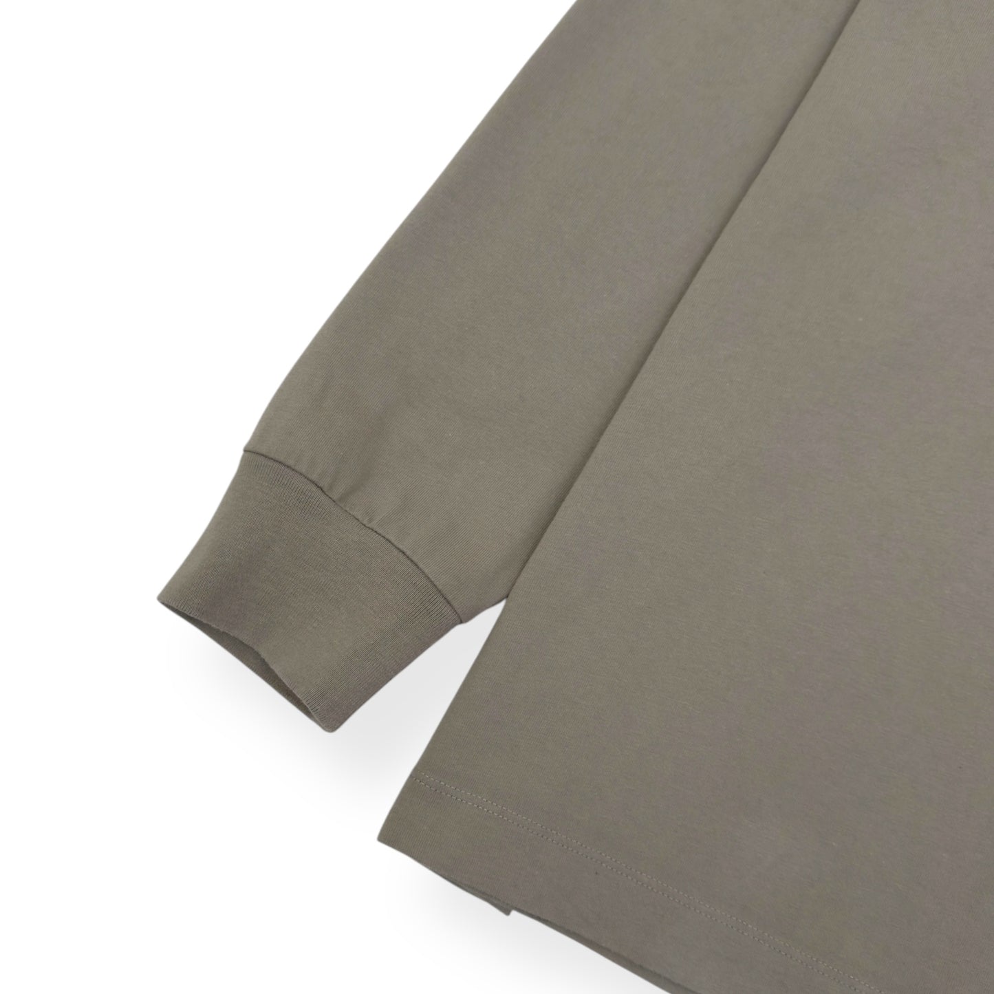 ESSENTIALS FEAR OF GOD LONG SLEEVE CREW NECK COTTON T-SHIRT GREY S