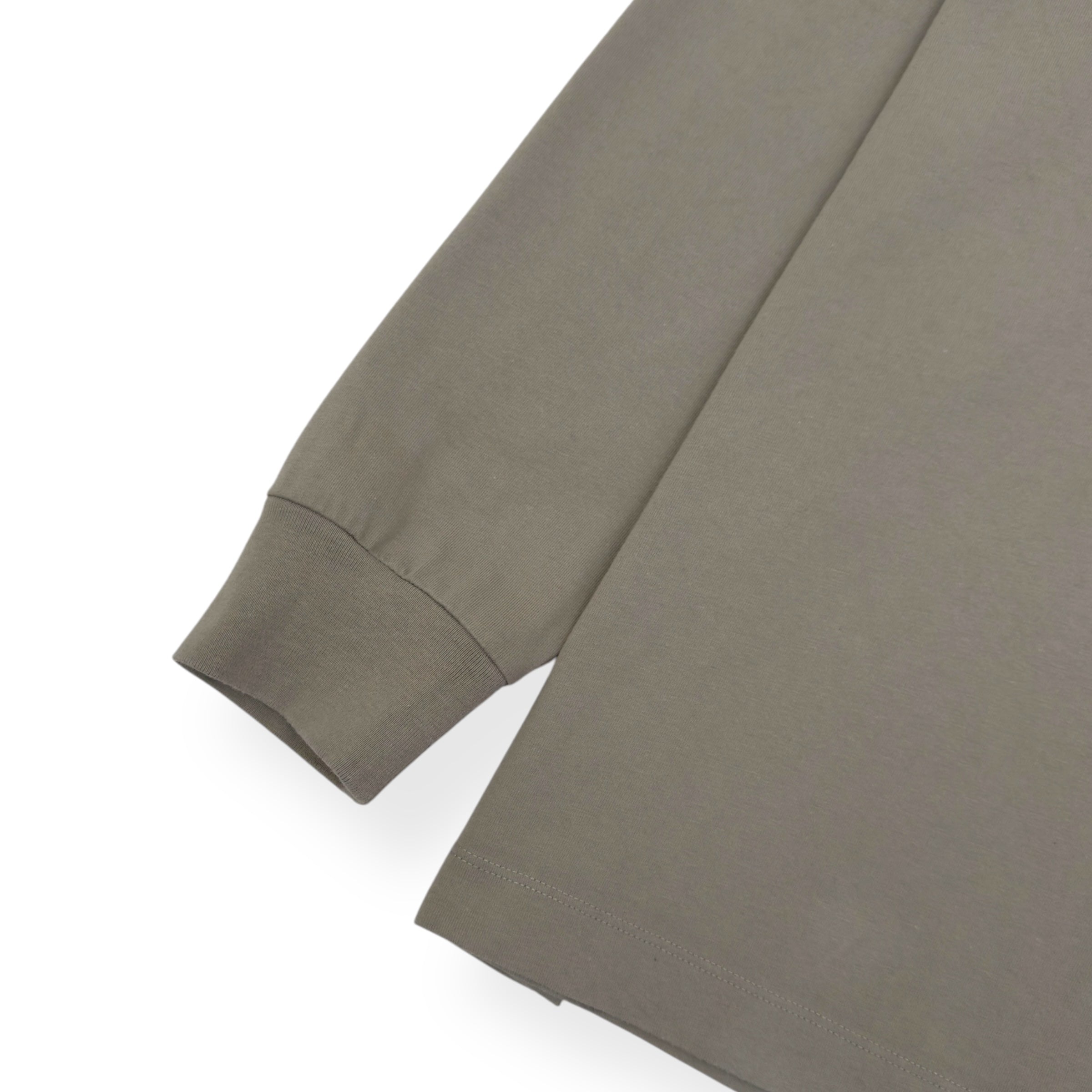 ESSENTIALS FEAR OF GOD LONG SLEEVE CREW NECK COTTON T-SHIRT GREY S