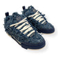 LOUIS VUITTON DISTRESSED DENIM LV SKATE SNEAKER UK7.5