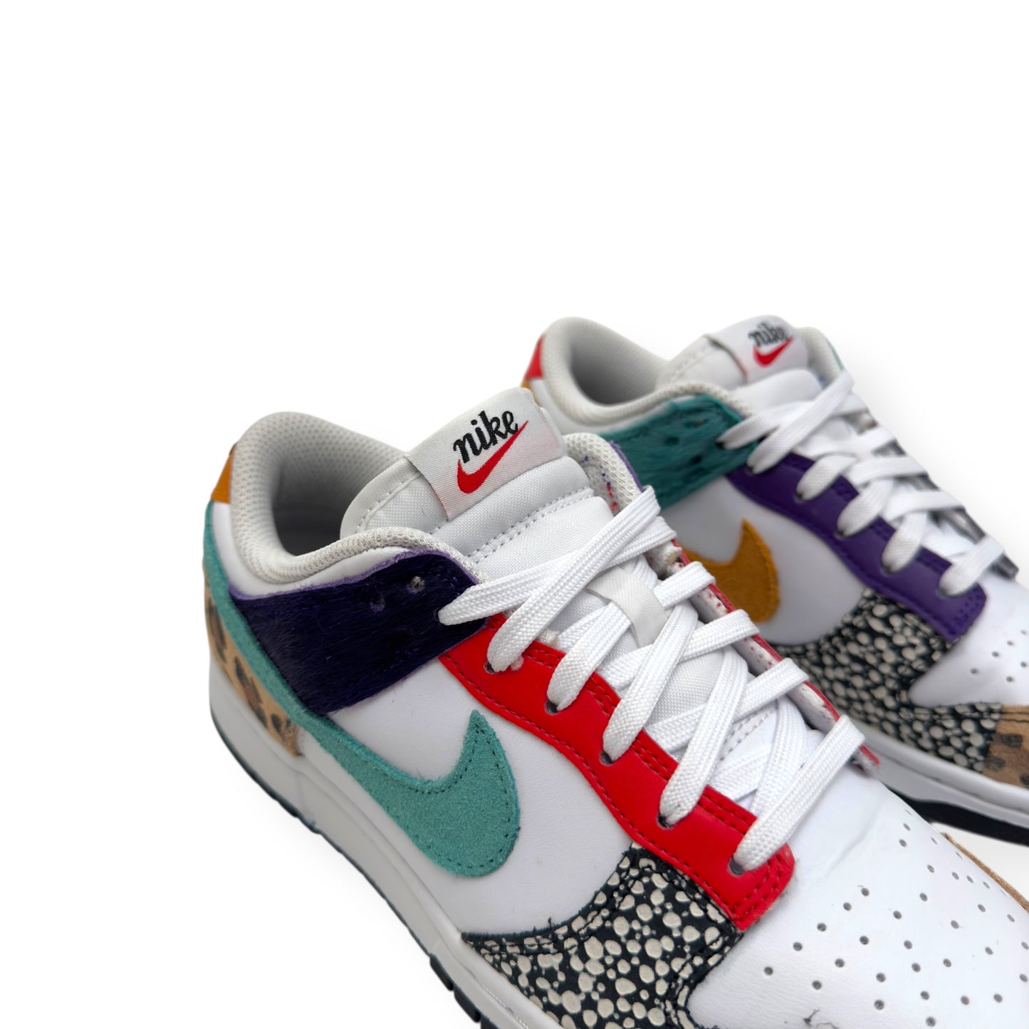 NIKE DUNK LOW TOP SNEAKER SAFARI MIX UK4.5