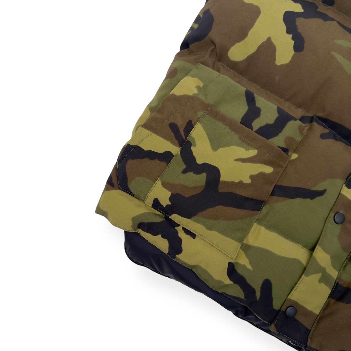 CANADA GOOSE FREESTYLE GILET PUFFER JACKET GREEN CAMO L