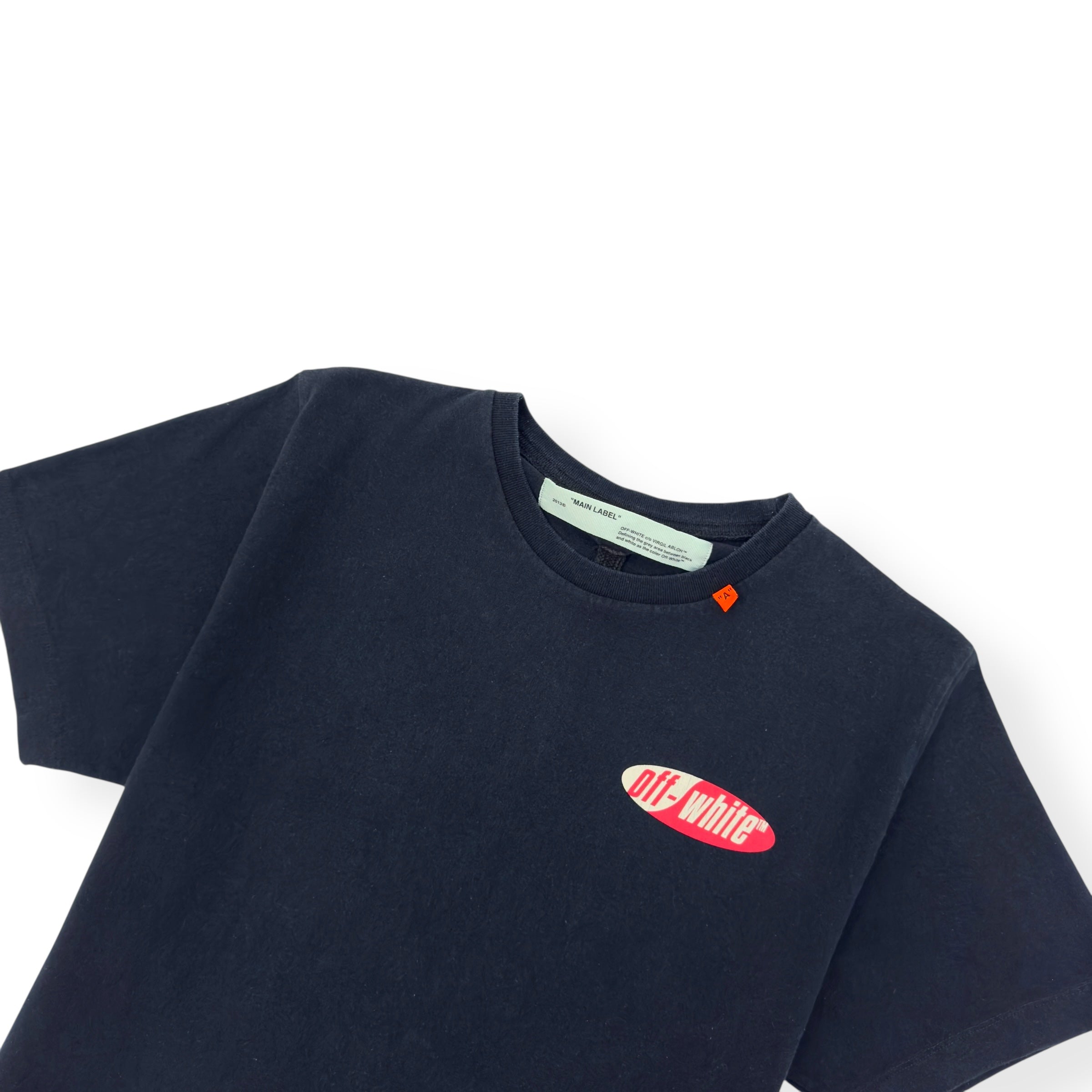 OFF-WHITE SPLIT ARROWS T-SHIRT BLACK / RED L