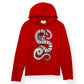 GUCCI KINGSNAKE HOODIE RED L