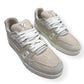 LOUIS VUITTON LV TRAINER BEIGE / WHITE UK10