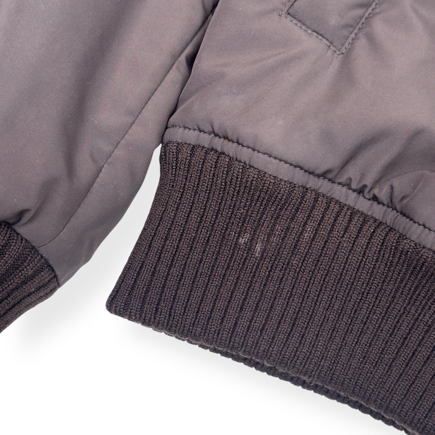 THOM SWEENEY NYLON WOOL LINED JACKET BROWN 50 / M