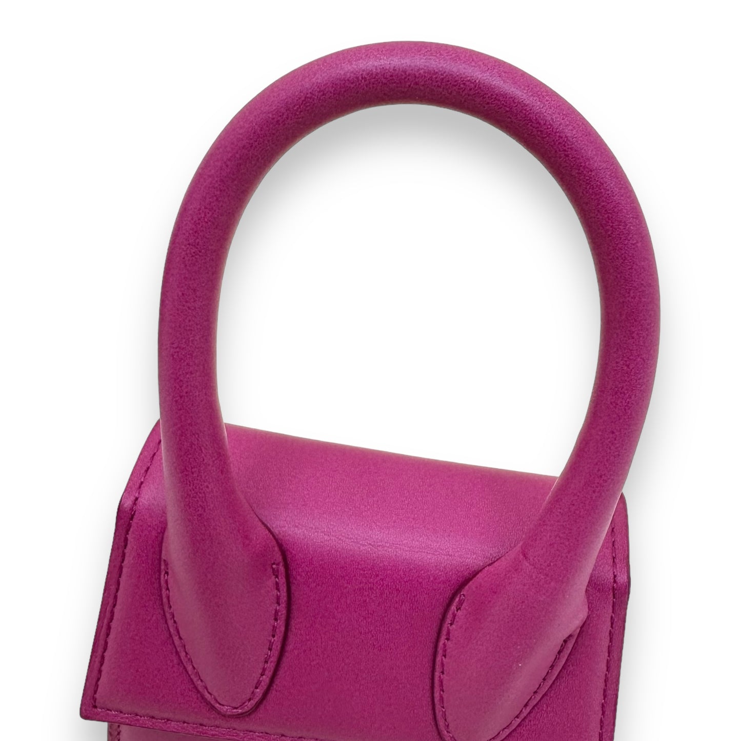 JACQUEMUS LE CHIQUITO LEATHER TOTE BAG PINK MINI