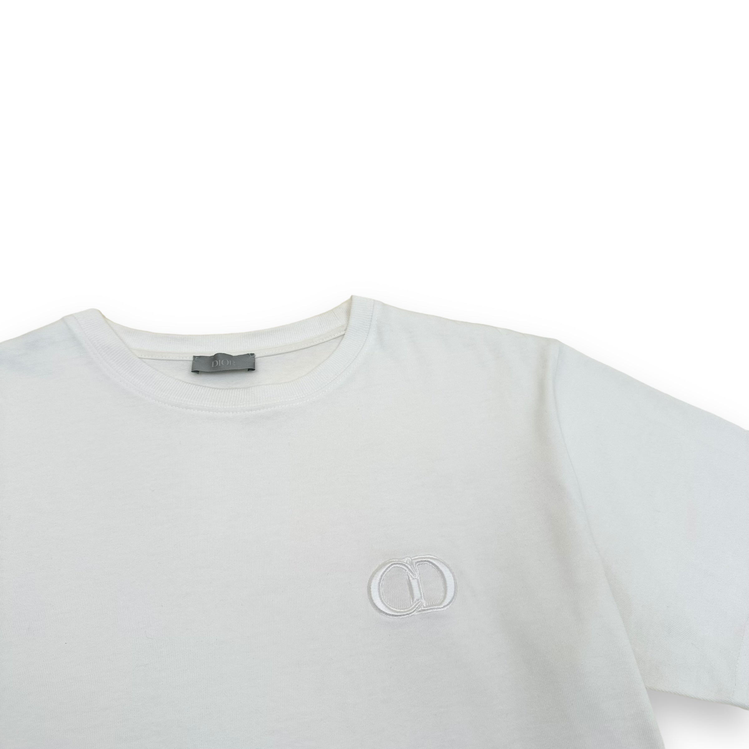 DIOR CD ICON COTTON T-SHIRT WHITE M