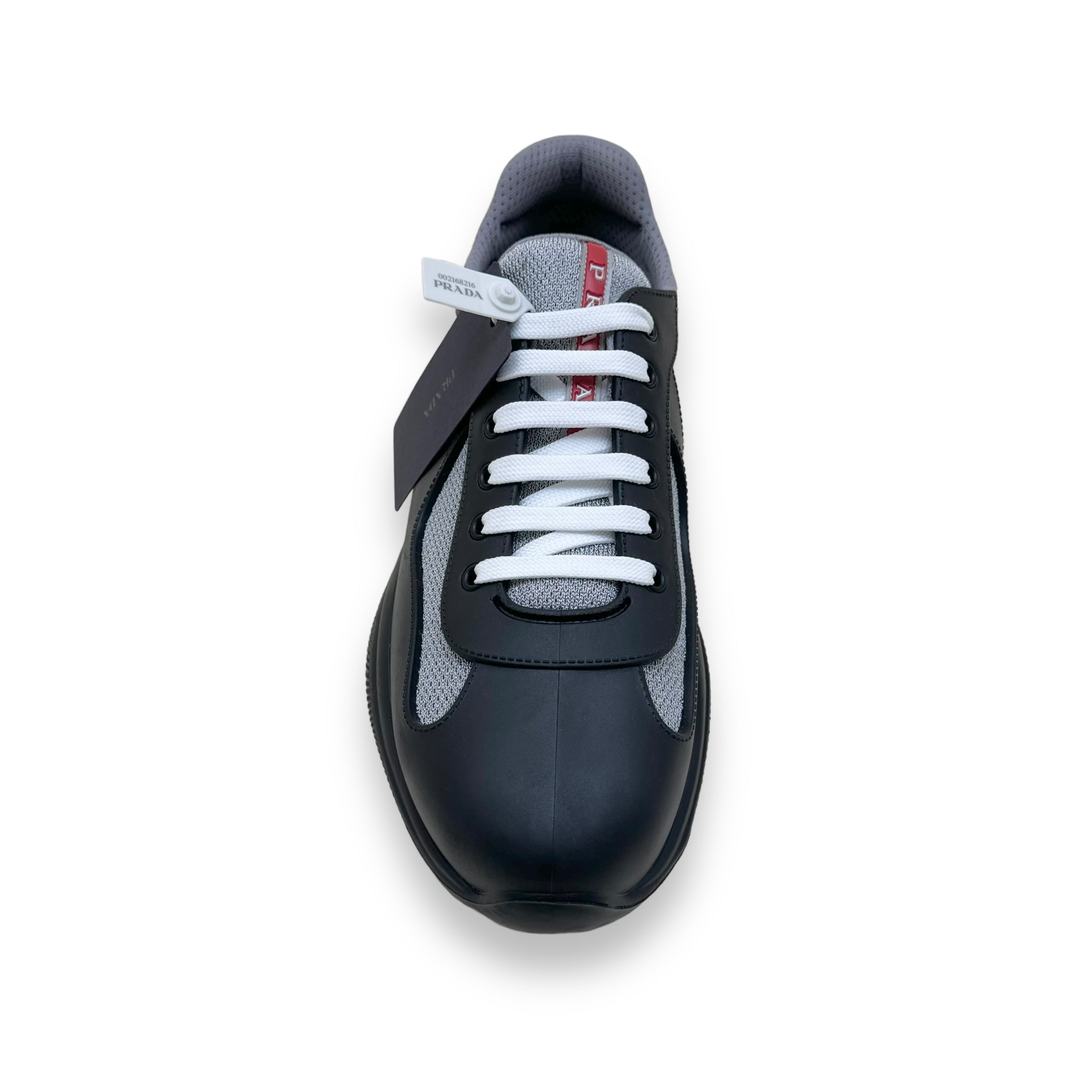 PRADA AMERICA’S CUP SOFT RUBBER SNEAKER BLACK UK9