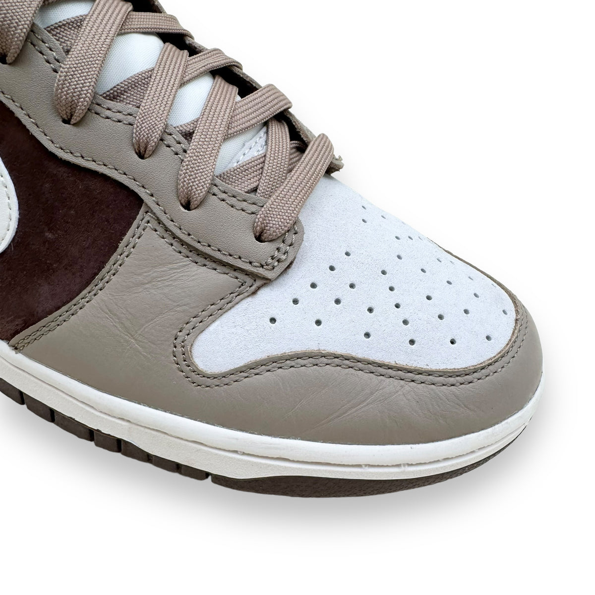 NIKE DUNK HIGH SNEAKER LIGHT CHOCOLATE SAIL UK9.5