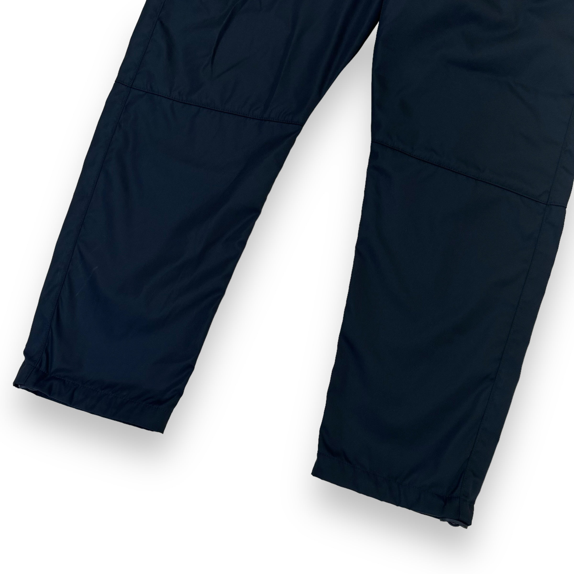 PRADA RE-NYLON GABARDINE TROUSERS BLACK XL