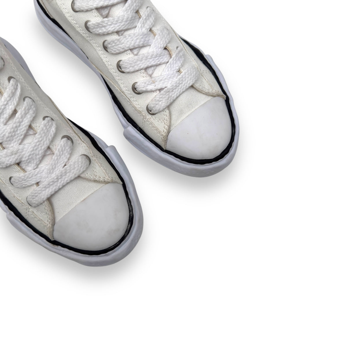 MAISON MIHARA YASUHIRO LOW TOP SNEAKER WHITE UK11