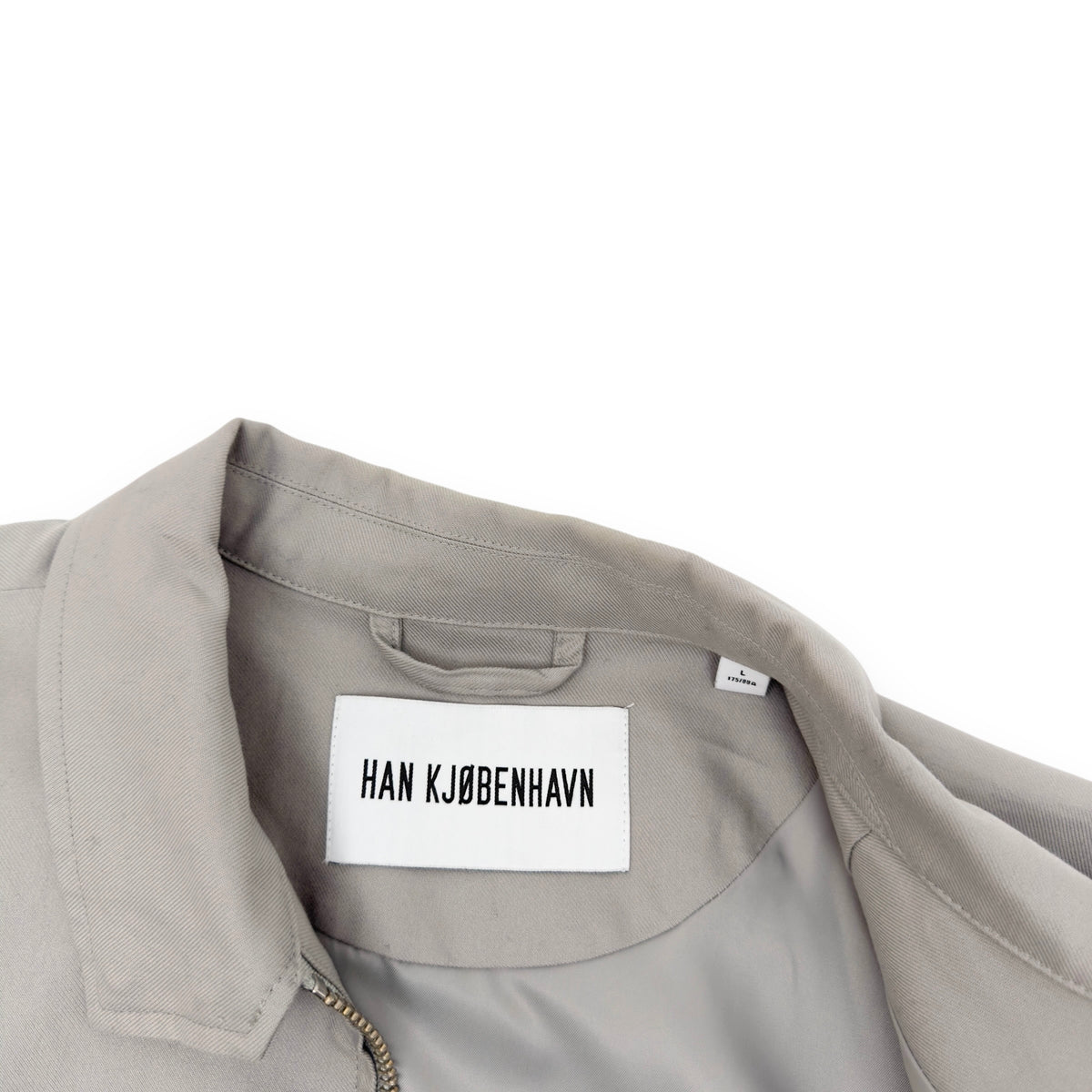 HAN KJØBENHAVN COTTON TRACK JACKET CREAM L
