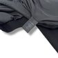 SAINT LAURENT TEDDY LEATHER-TRIMMED WOOL-BLEND BOMBER JACKET BLACK / WHITE 54 / XXL