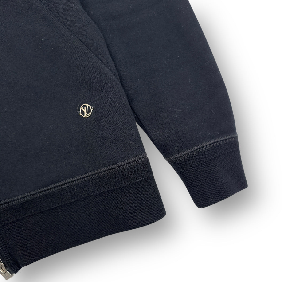 LOUIS VUITTON TRAVEL ZIP UP HOODIE BLACK M