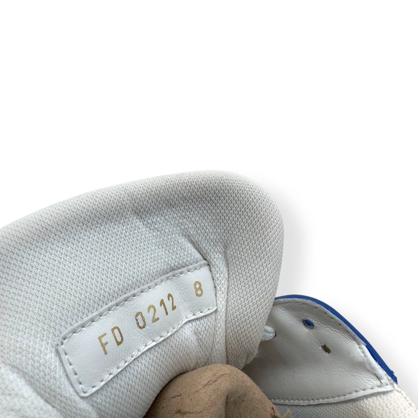LOUIS VUITTON LV SNEAKER BLUE / WHITE UK8