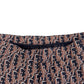 DIOR OBLIQUE BERMUDA MONOGRAM SILK SHORTS BROWN 50 / L