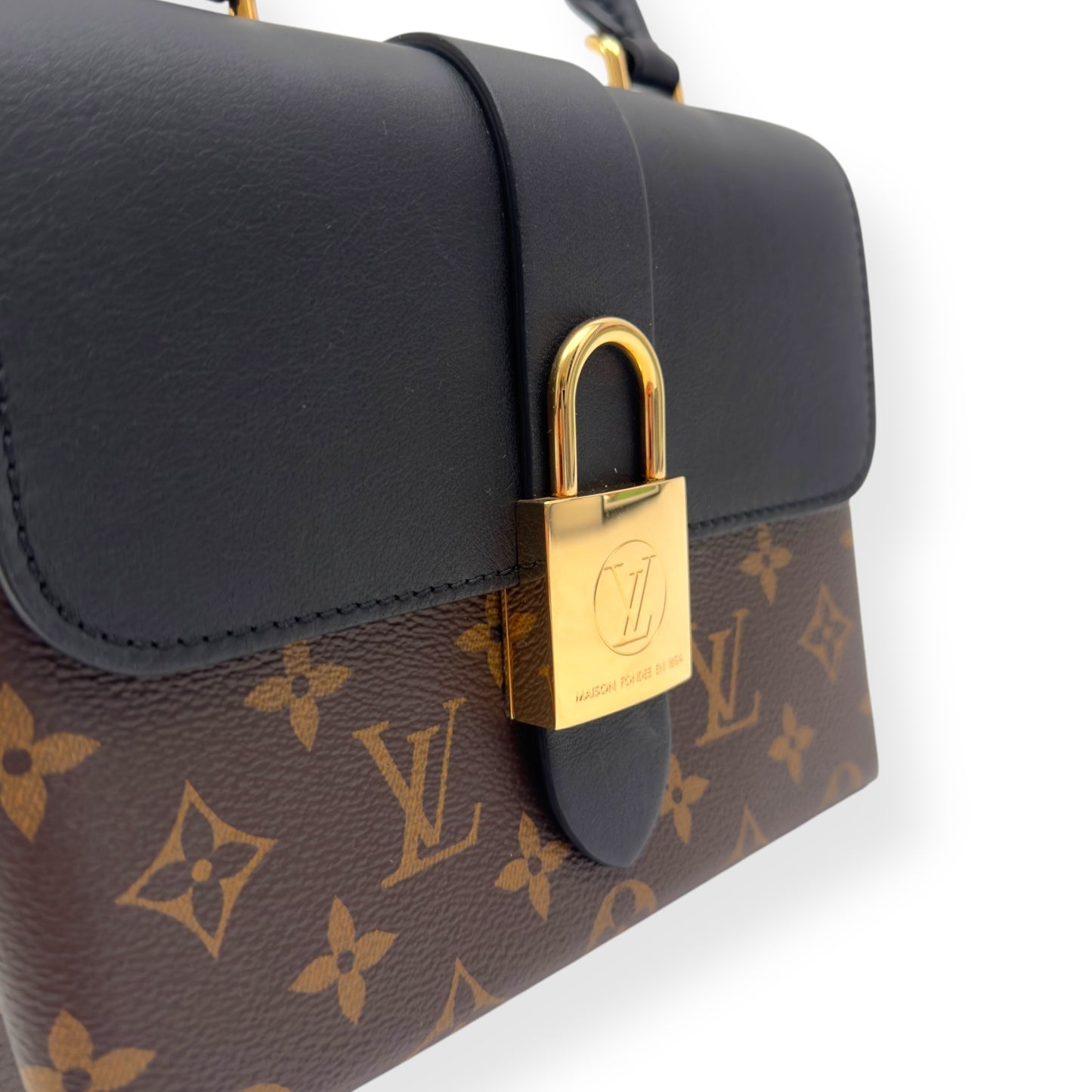 LOUIS VUITTON LOCKY BB MONOGRAM CANVAS / LEATHER BAG