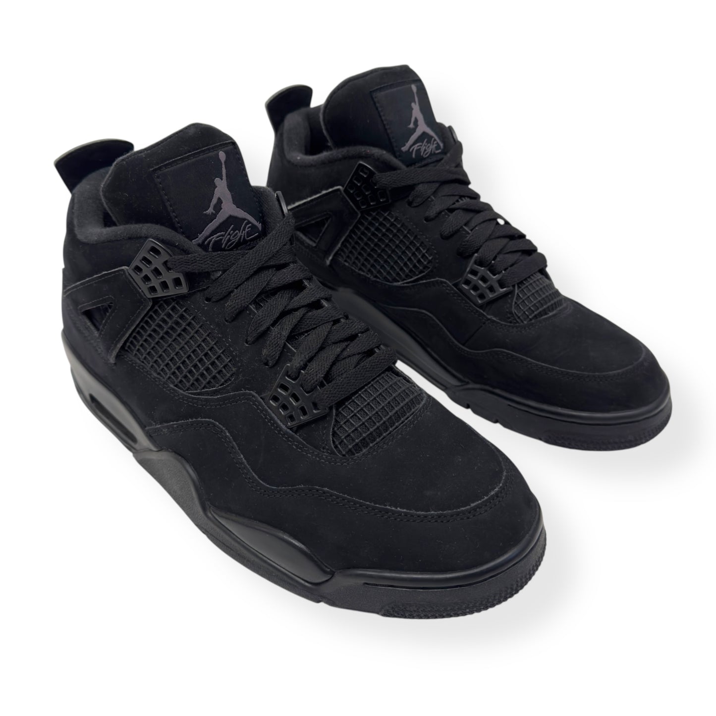 JORDAN 4 RETRO SUEDE SNEAKER BLACK CAT UK9.5